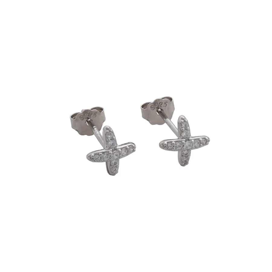 Aretes Cruz Shine 6.7 mm