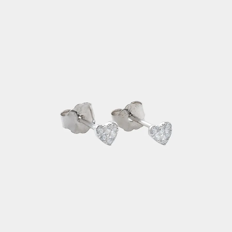 Aretes Coeur Delicat 3x2 mm
