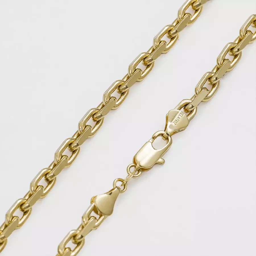 Cadena Aros Diamantada Gruesa 65 cm