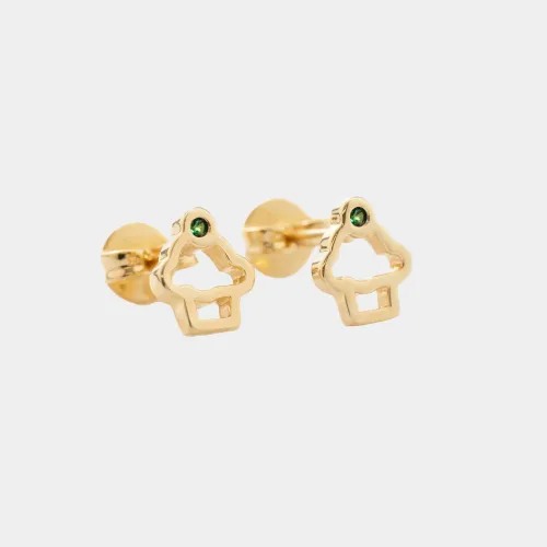 Aretes Cupcake Verde