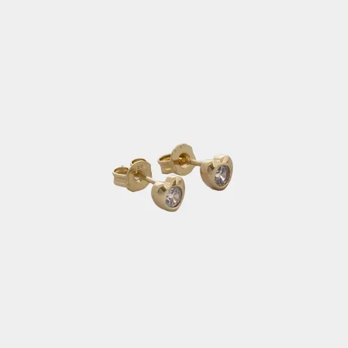Aretes Corazon Crystal