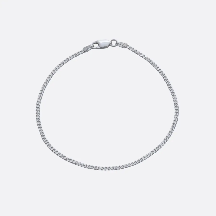 Pulsera Cubana 1,9 mm 16 cm