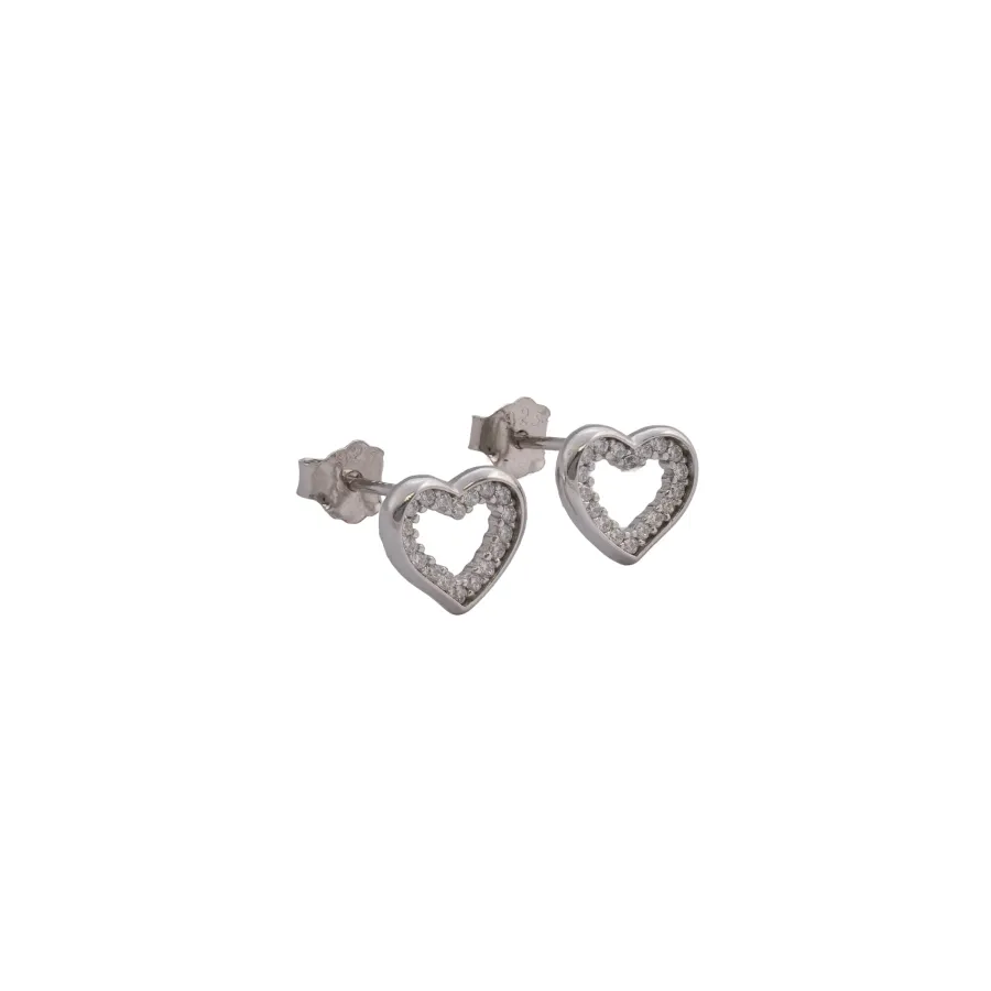 Aretes Heart Lumiere 8 mm